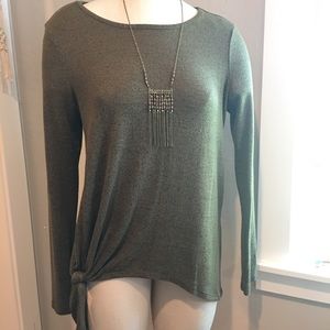 Olive green sweater